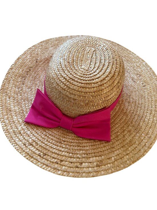 OLYMPICS Atlanta Georgia Vintage 1996 Collectible Crew Straw Brimmed Bow Hat main image 7